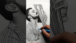 Virat Kohli Kissing trophy 🥰 #shorts #art #drawing #youtubeshorts