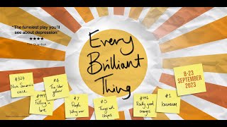 Theatre by the Lake presents Every Brilliant Thing starring Andy Turner & Directed by Liz Stevenson