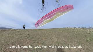 Paragliding: When your girlfriend could not care less