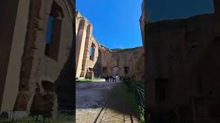 Another Roman ruins |Caracalla's baths#shortvideo #rome #history