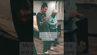 Helping Mom With Dementia Anxiety 💜 #love #caregiving #dementia #dancevideo