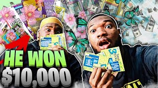 WE PRANKED OUR FRIEND WITH A FAKE $10,000 LOTTERY TICKET!!!| COASTAL BUSTAS