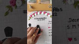 Embroidery hoop art || Embroidery hairstyle || Embroidery Hair