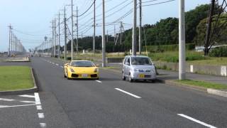 A Few Laps in the Aventador.