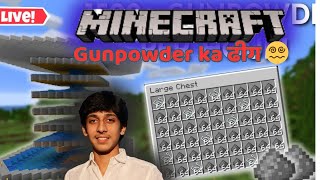 NUSTI GUNPOWER  || ROAD TO 1000 MARATHI STREAM #minecraft #live