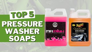 Best 5 car pressure washer soaps (1 gallon) in 2023