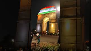 IndiaGate Delhi Night View#delhi#indiagate#viralvideo #status#trendingshorts