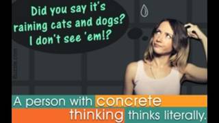 The Concept of Concrete Thinking with Examples