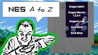 NES AtoZ Vol 40 | Let's play Dragon Spirit, Dragon Warrior, Dragon's Lair, Dropzone and Druck Maze