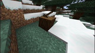 How to Make an Axe in a Log in Minecraft Java!