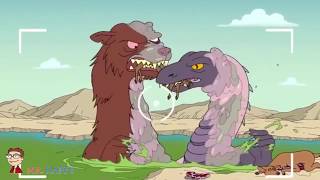 American Dad - Monster double headed in the lake