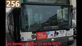 Les derniers Agora V2 de la RATP: ligne 256.