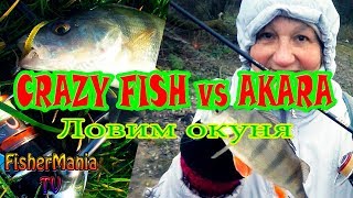 CRAZY FISH vs AKARA/Ловим окуня