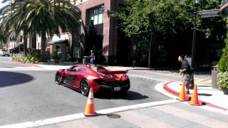 McLaren P1 and 650S departure from Cars and croiss