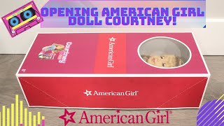 American Girl 80's Doll: Meet Courtney Doll Unboxing!👾🕹️