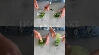 How to make the perfect matcha! #matcha #matchalatte #baristatips #tutorials #howto