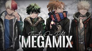 【Nightcore】↬ Twenty One Pilots Megamix Heathens (Switching Vocals)||AMV||Rope木村