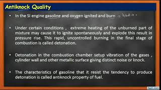 Important qualities of IC engine fuels | Lecture-4 | ICE | 3171923 | GTU