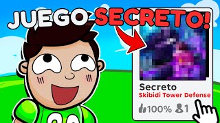 PROBAMOS un JUEGO SECRETO de los CREADORES de Skibidi Tower Defense (Roblox)