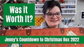 IS IT WORTH THE MONEY? Jenny's Countdown to Christmas Box 2022 || MSQC