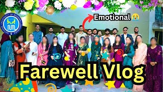 Emotional Farewell Vlog at NUML University❤️| Unforgettable Memories & Goodbyes😢 #viral #farewell