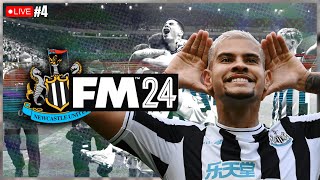 NEW TRANSFER BUDGET | NEWCASTLE UNITED FM24 SAVE | Full Stream Vod # 4 |