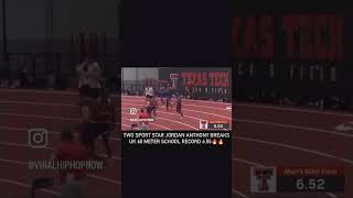 Jordan Anthony breaks the indoor 60m record for #Kentucky blazing a 6.55 #speed #fast #ytshorts #yt