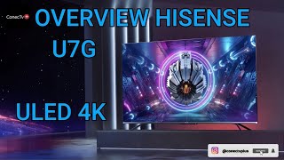 Hisense U7G Smart Tv ULED Línea de TV 2021: Overview en Español (English Subtitles)