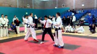 ITF Tae Kwon Do Scottish Championships 2011 -71kg Final. Mike Leask v Alexander Gray.