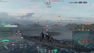 WOWS Patrie, 267 kDMG, won 4 seconds before the end