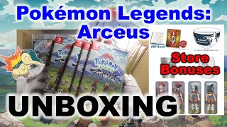 【Switch】Accidentally purchased 6 physical copies of Pokémon Legends: Arceus with Store Bonuses!!!