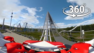 360° Super VR Roller Coaster 8K 🤪 !