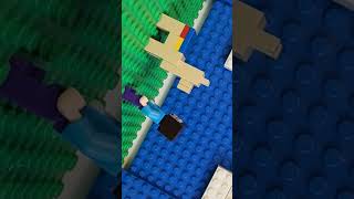 lego minecraft lama vs Steve