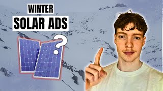 Should You Run Solar Ads in Winter?