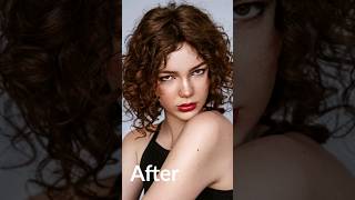 Beauty retouch before /after #shorts #ретушьфото #модаикрасота