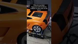 Stradman's Twin Turbo Gallardo on the dyno