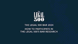 The Legal 500 Bar: Submission Guide