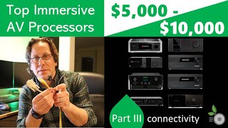 PART 3 - Top $5k-$10k Immersive AV Processors - Connectivity