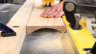 Cove cutting on table saw