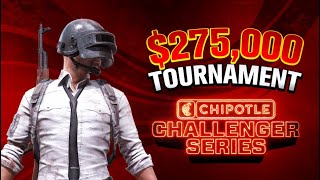 $275,000 PUBG Mobile Chipotle Challenger Series: Qualifiers Day 6 [5min Delay]