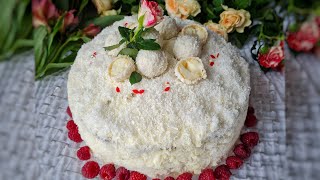 ТОРТ РАФАЭЛЛО // RAFAELLO CAKE