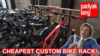 Bike Hack: Cheapest Custom Bike Rack!