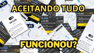 ACEITANDO TODAS CORRIDAS | Como escolher as melhores corridas na uber #99pop #uber