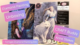 💎 Diamond Painting Fantasy Unboxing  Craft Buddy Crystal Art #4 by Anne Stokes 🛍️