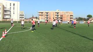 Seance entrainement OL - Jeu à 6 contre 6 avec 3 appuis offensifs