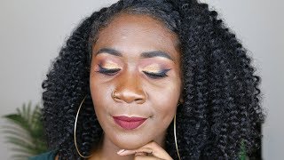 Easy Holiday Glam Make Up Look | Nia Imani