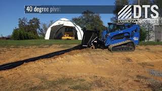 Skid Steer Silt Fence Installer