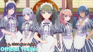 “The Café Terrace and Its Goddesses Season 2" Official Trailer 1. New anime starts July 4, 2024.