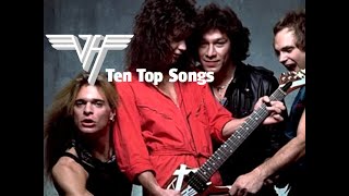 VAN HALEN - TEN TOP SONGS │BEST OF ROCK #classicrock #rock #hardrock   #heavy  #vanhalen