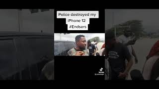 #endsars : Police destroyed my Iphone 12 Pro max #endpolicebrutality #Nigeria